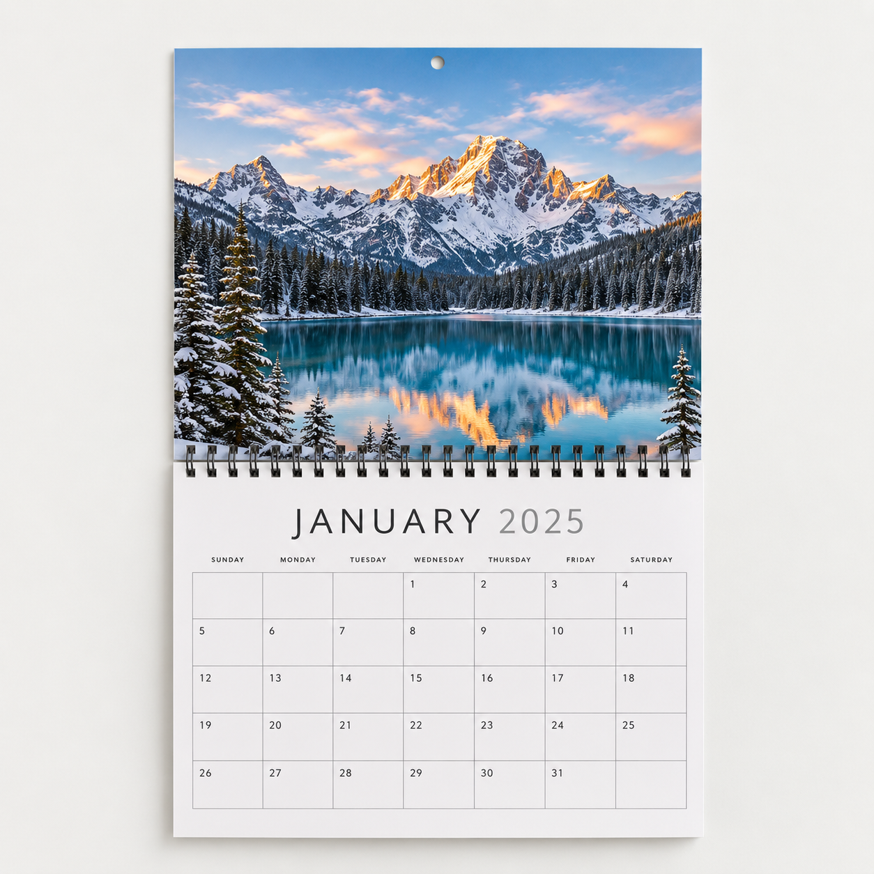 Premium custom printed wall calendar